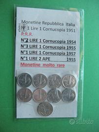 Monete Repubblica Italiana, Lire 1 cornucopia e l