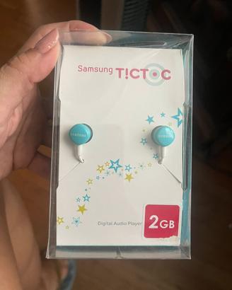 Samsung TicToc YP-S12GB MP3 Player Vintage Blu