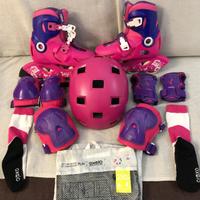 Roller Decathlon bambina kit completo Principianti