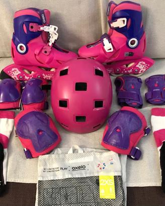 Roller Decathlon bambina kit completo Principianti