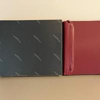 Piquadro portadocumenti nuovo pelle-tessuto rosso