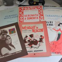 Lotto 50 Vecchi Spartiti varie Edizioni Musicali V
