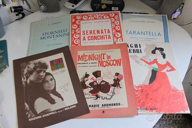 Lotto 50 Vecchi Spartiti varie Edizioni Musicali V