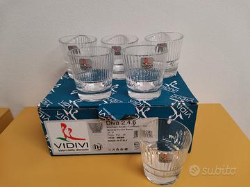 BICCHIERI VIDIVI VETRO CL24 IN SCATOLA