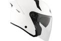 CASCO KYT JET TTR PLAIN GRL DOPPIA VISIERA BIANCO 