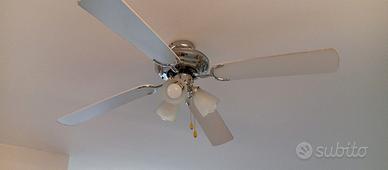 ventilatore da soffitto con luce