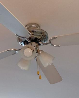 ventilatore da soffitto con luce