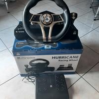 Volante e pedaliera racing per ps4
