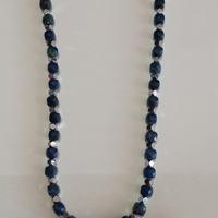 Collana artigianale unisex in lapislazzuli 