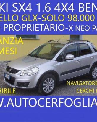 SUZUKI SX4 1.6 vvt 16v GLX navi 4wd-UNICO PROPR