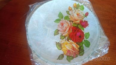 2 Piatti Découpage vetro