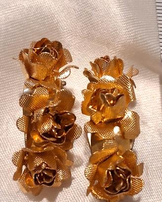 orecchini vintage con clip 