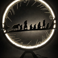 Lampada LED Il Signore degli Anelli – Compagnia