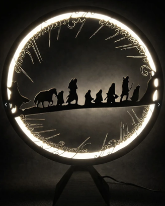 Lampada LED Il Signore degli Anelli – Compagnia