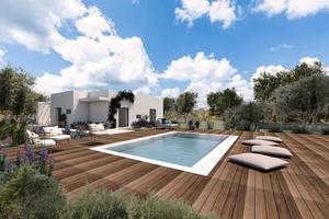 Salento Terreno/progetto villa Piscina Salve