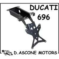 PORTA TARGA DUCATI 696 NUOVO REGOLABILE