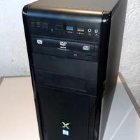 PC DESKTOP FISSO, INTEL i3 6100 3,7 GHz, 8 GB DDR3