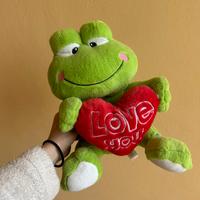 Peluche rana Love you