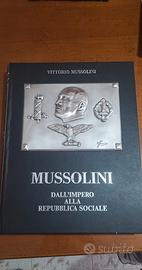 collana di 2 libri di mussolini serie limitata