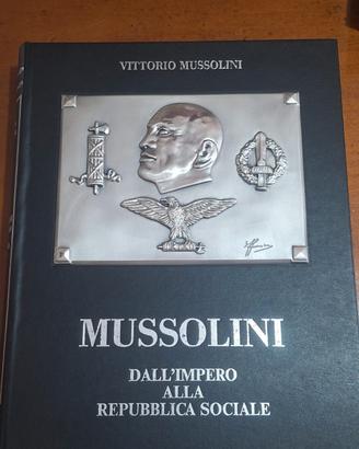 collana di 2 libri di mussolini serie limitata