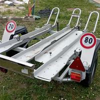 carrello rimorchio porta moto o attrezzatura sport
