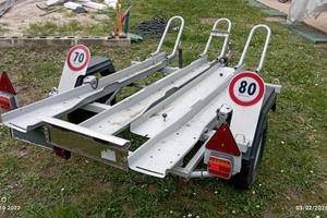 carrello rimorchio porta moto o attrezzatura sport