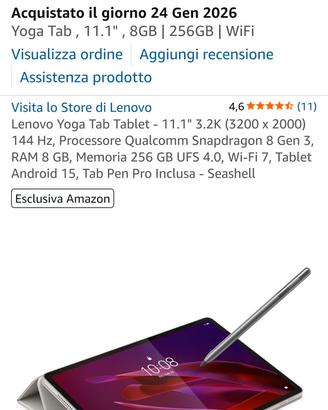 tablet Lenovo yoga tab