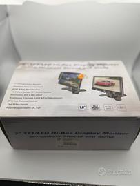 tft led monitor hi-res display 7 pollici