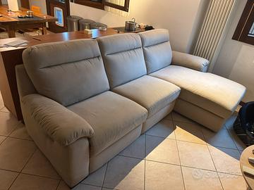 Divano 3 posti elettrico con chaise longue