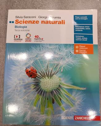 libro scienze naturali biologia terza edizione