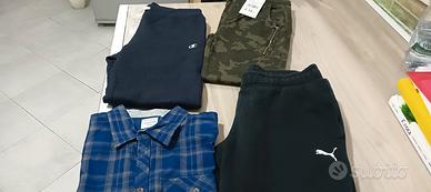 pantaloni tuta e camicia di marca X ragazzi 