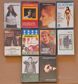 LOTTO MUSICASSETTE ROCK ARTISTI ITALIANI 