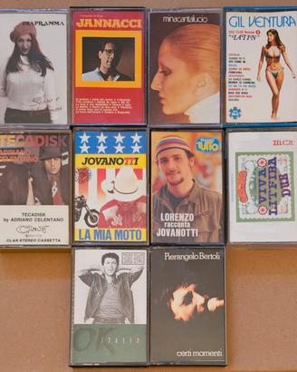 LOTTO MUSICASSETTE ROCK ARTISTI ITALIANI 