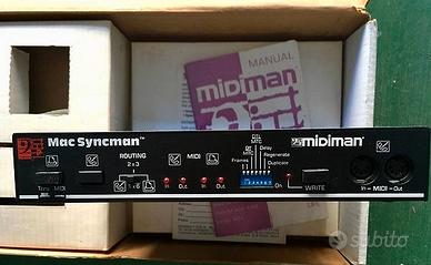 MIDIMAN MAC SYNCMAN Timecode SMPTE x MAC APPLE