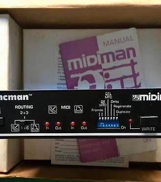 MIDIMAN MAC SYNCMAN Timecode SMPTE x MAC APPLE