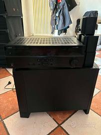 BOSE ACOUSTISMASS 6, AMPLIFICATORE YAMAHA