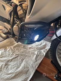 Paramotore Transalp 650 Honda Givi con faretti LED
