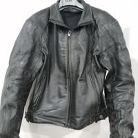 giacca in pelle mis XL 