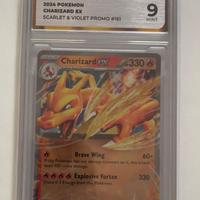 GlobalGradin 9 Charizard Ex - Super Premium