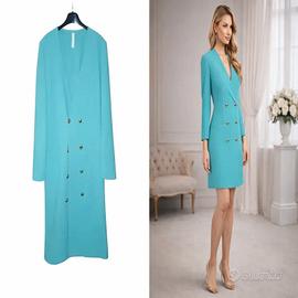 Abito blazer turchese elegante – qualità italiana