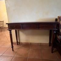 Consolle / Scrivania in legno stile classico