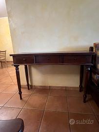 Consolle / Scrivania in legno stile classico