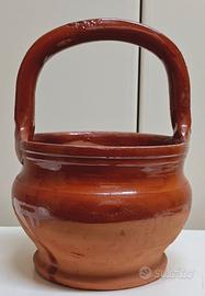 Orcio Terracotta con manico 