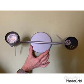 Faretto doppio da soffitto e/o parete