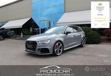 AUDI RS3 3 SPB *GUSCIO*UNICO PROPRITARIO*TAGLIAN