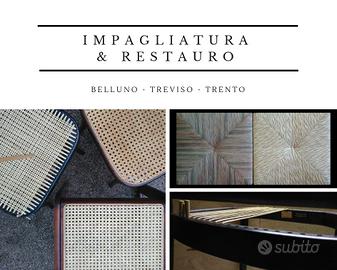 Impagliatura e restauro di sedie (vari modelli)