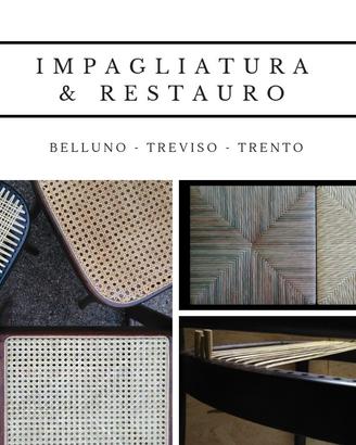 Impagliatura e restauro di sedie (vari modelli)