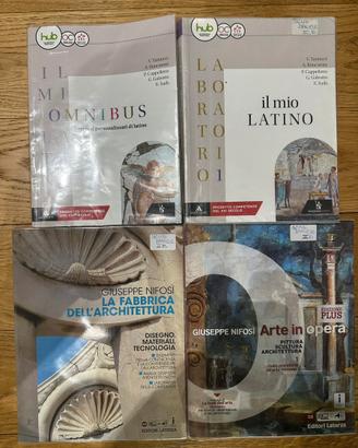 Libri liceo scientifico dal primo al quarto anno