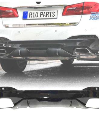 DIFUSORE BMW G30 G31 LOOK M PERFORMANCE NERO LUCID