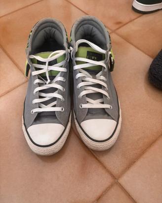 👟 Converse All Star alte camouflage verde/grigio